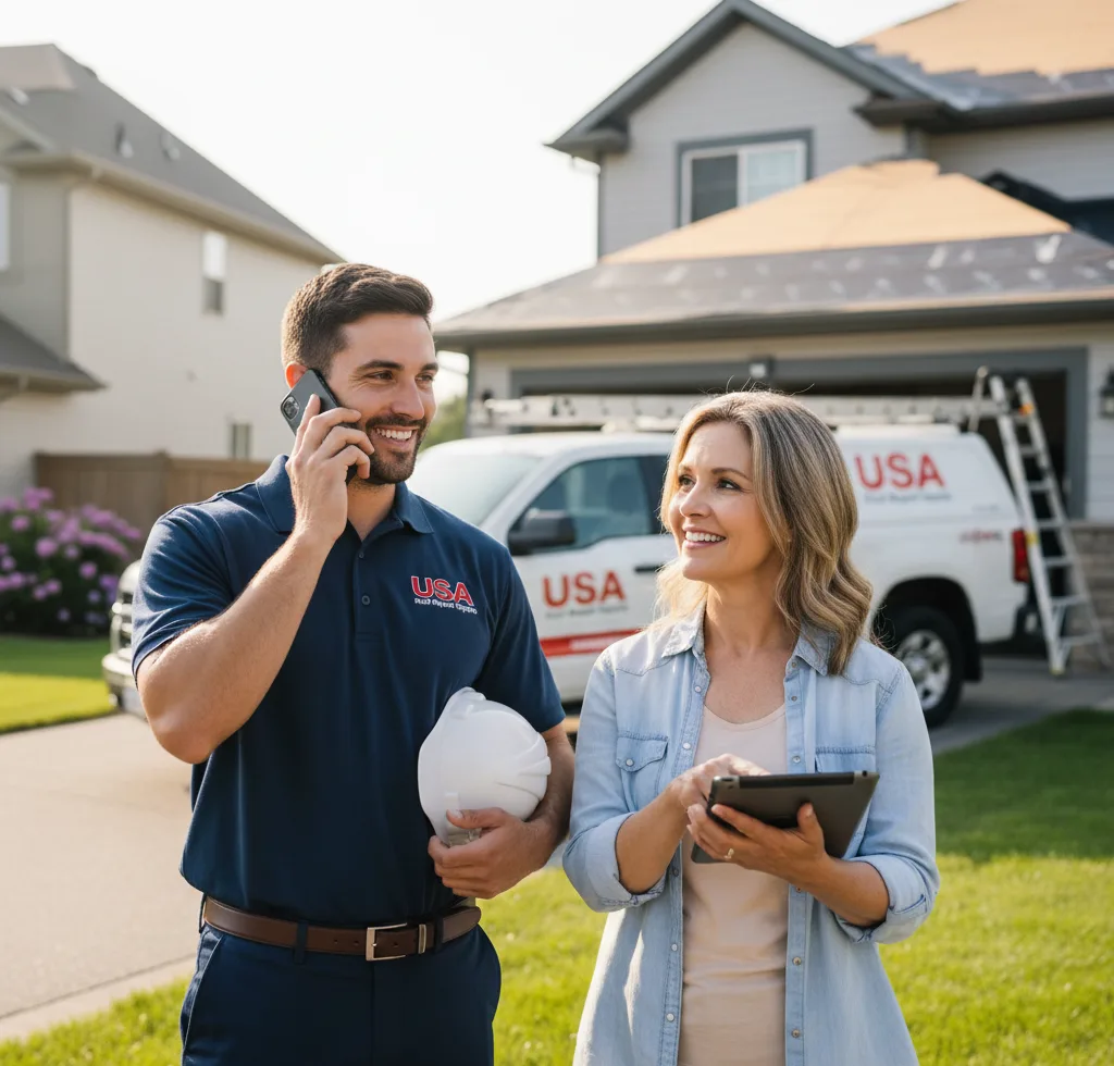USA Roof Repair Experts customer support in Holtsville